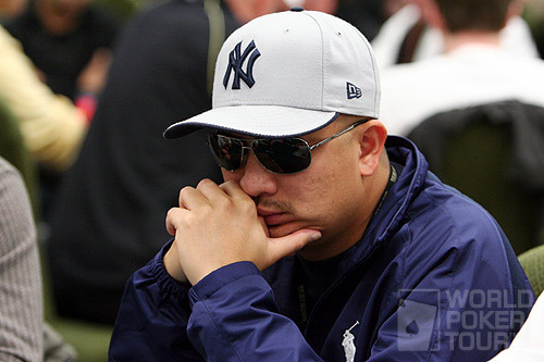 J.C. Tran on Day 2 of the WPT North American Poker Championship at the Fallsview Casino