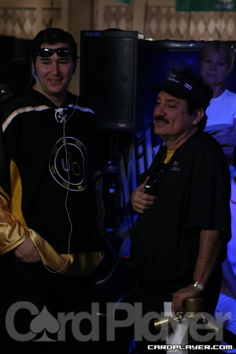 Phil Hellmuth and Humberto Brenes