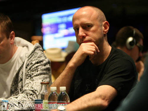 Lee Markholt on Day 2 of the WPT Reno World Poker Challenge
