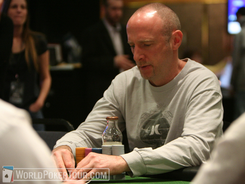 Lee Markholt on Day 3 of the WPT Reno World Poker Challenge
