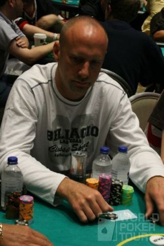 Lee Markholt on Day 2 of the Borgata Poker Open