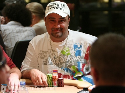 Chris "The Armenian Express" Grigorian on Day 1b of the WPT World Championship
