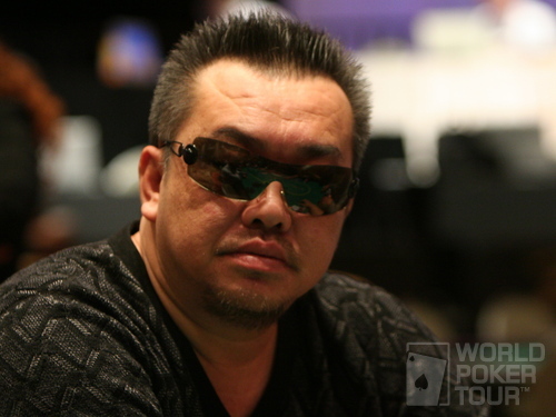 David Tran on Day 3 of the WPT Borgata Poker Classic