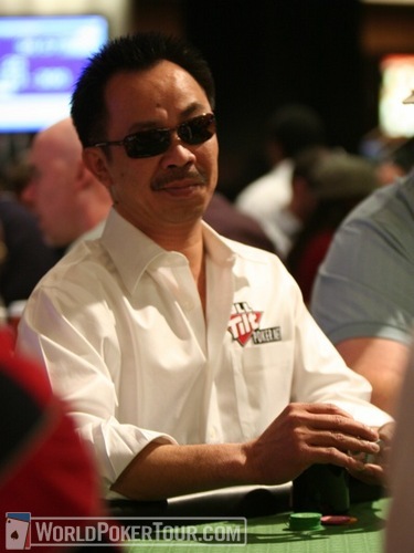 David "The Dragon" Pham on Day 1 of the WPT Reno World Poker Challenge