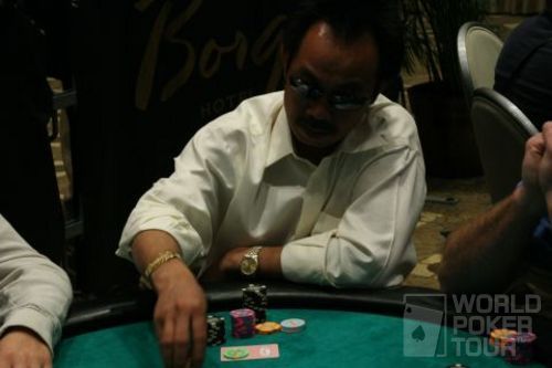 David Pham on Day 1 of the Borgata Poker Open