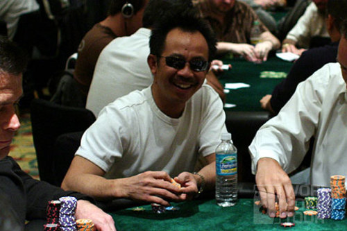 David "The Dragon" Pham on Day 2 of the Gulf Coast Poker Championship