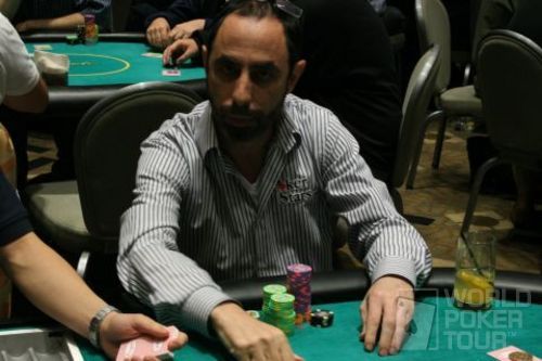 Barry Greenstein on Day 1 of the Borgata Poker Open