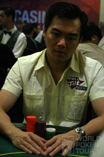 John Juanda on Day  2 of the Spanish Poker Championship