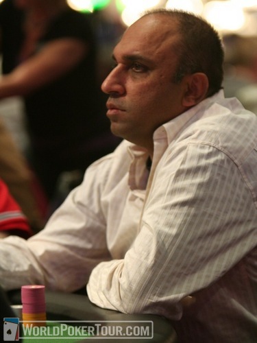 Hasan Habib on Day 1 of the WPT Reno World Poker Challenge
