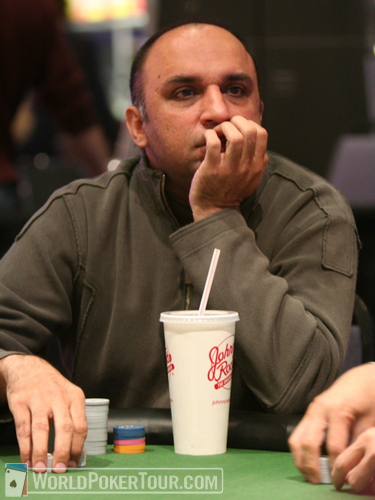 Hasan Habib on Day 2 of the WPT Reno World Poker Challenge