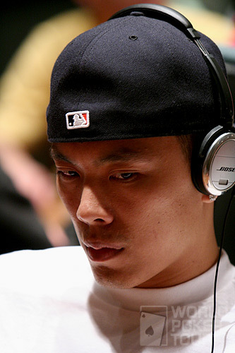 Nam Le on Day 1b of the 2007 Foxwoods World Poker Finals