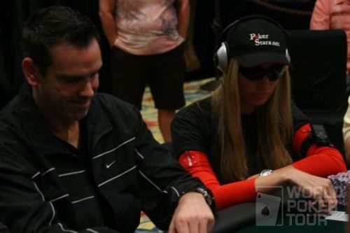 Chad Brown and Vanessa Russo Day 3 Golf Coast Poker Championship