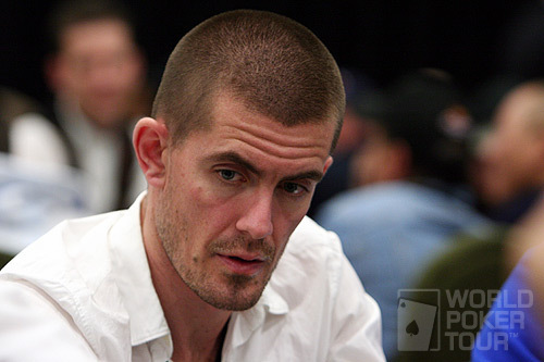 Gus Hansen on Day 1c of the WPT North American Poker Championship at the Fallsview Casino
