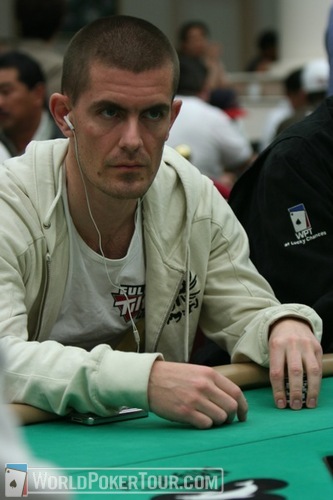 Gus Hansen on Day 1a of the WPT Bay 101 Shooting Star Tournament