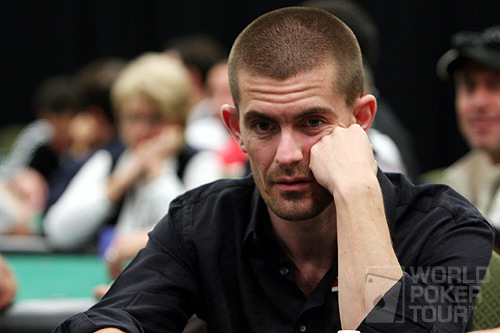 Gus Hansen on Day 2 of the WPT North American Poker Championship at the Fallsview Casino