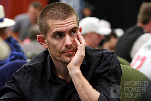 Gus Hansen on Day 2 of the WPT North American Poker Championship at the Fallsview Casino