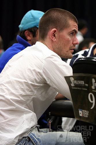 Gus Hansen on Day 1c of the WPT North American Poker Championship at the Fallsview Casino