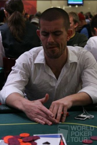 Gus Hansen on Day 1B of the WPT Spanish Championship