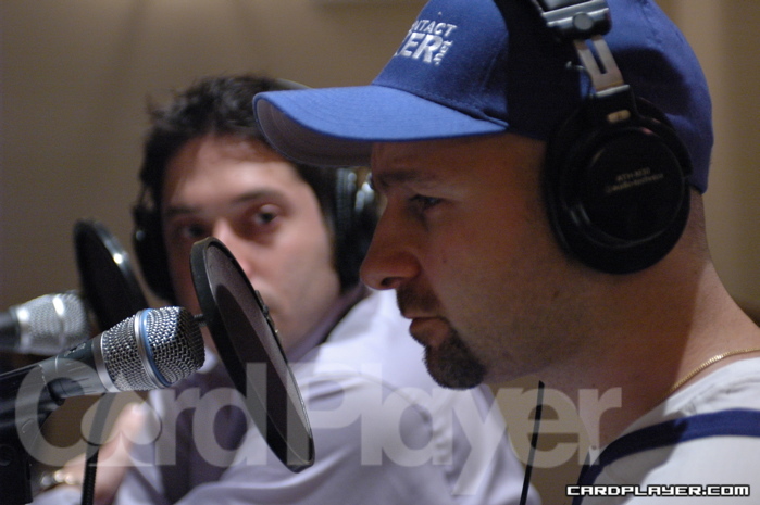 Rich Belsky and Daniel Negreanu in The Circuit Show at the 2007 PCA