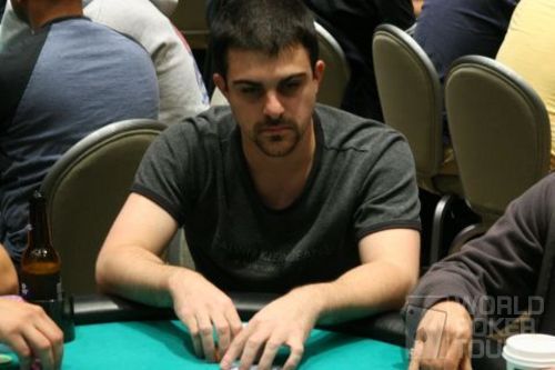 John D'Agostino on Day 2 of the Borgata Poker Open