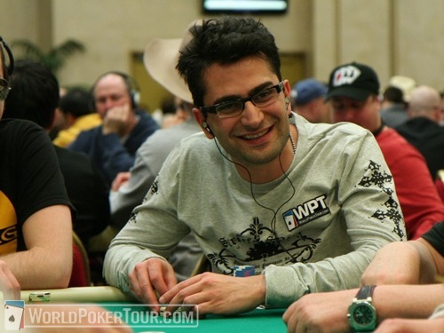 Antonio Esfandiari on Day 1 of the WPT L.A. Poker Classic