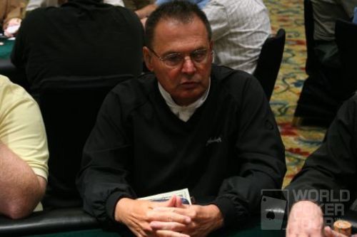 Dewey Tomko on Day 2 of the Gulf Coast Poker Championship