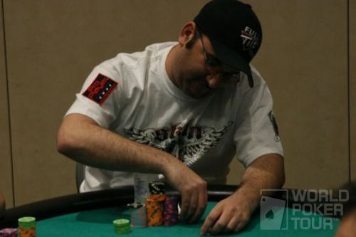 Mike Matusow on Day 2 of the Borgata Poker Open