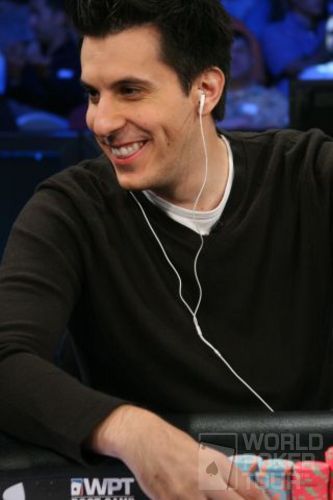 Haralabos Voulgaris at the Final Table of the Borgata Poker Open