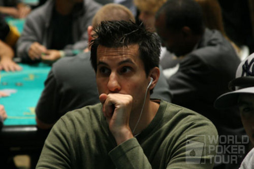 Haralabos Voulgaris on Day 1 of the Borgata Poker Open