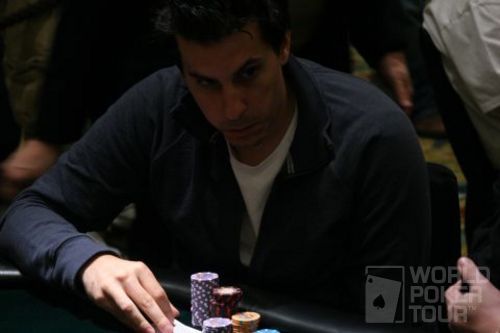 Haralabos Voulgaris on Day 2 of the Gulf Coast Poker Championship