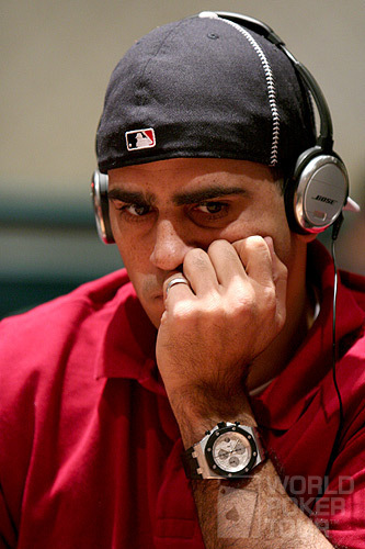 Amnon Filippi on Day 3 of the WPT Foxwoods World Poker Finals