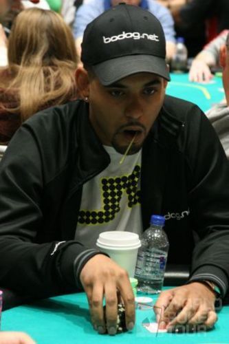 David Williams on Day 1 of the Borgata Poker Open