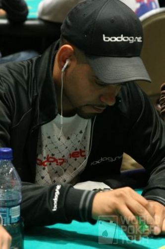 David Williams on Day 2 of the Borgata Poker Open