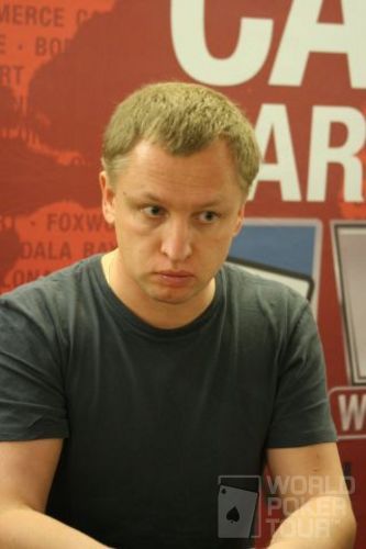 Alex Kravchenko on day 2 of the Spanish Poker Championship