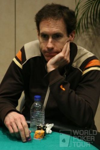 James Van Alstyne on Day 3 of the Borgata Poker Open