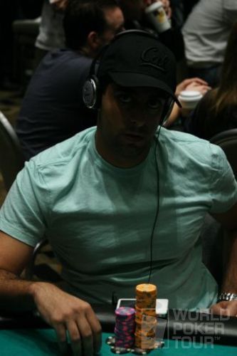 David Daneshgar on Day 3 of the Borgata Poker Open