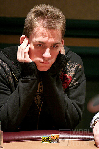 Justin Bonomo on Day 1b of the 2007 Foxwoods World Poker Finals