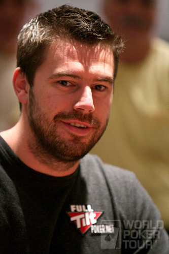 Defending Foxwoods champion Nenad Medic on Day 5 of the WPT Foxwoods World Poker Finals