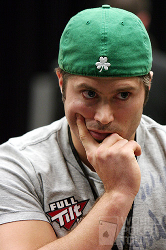 Scott Clements plays with seven players left in the WPT North American Poker Championship at the Fallsview Casino