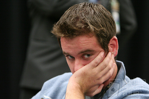 Owen Crowe on Day 2 of the WPT North American Poker Championship at the Fallsview Casino