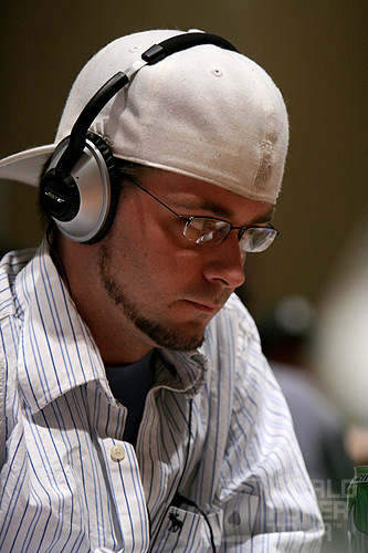 WPT Bellagio Cup champion Kevin Saul on Day 2 of the WPT Foxwoods World Poker Finals