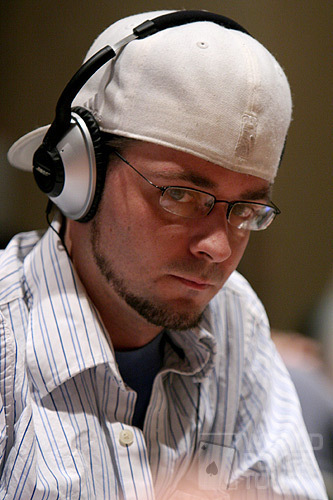 WPT Bellagio Cup champion Kevin Saul on Day 2 of the WPT Foxwoods World Poker Finals