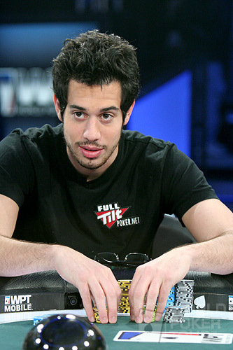 Nick Schulman at the final table of the WPT Foxwoods World Poker Finals