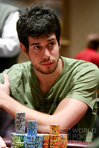 Season IV WPT Foxwoods champion Nick Schulman on Day 5 of the WPT Foxwoods World Poker Finals
