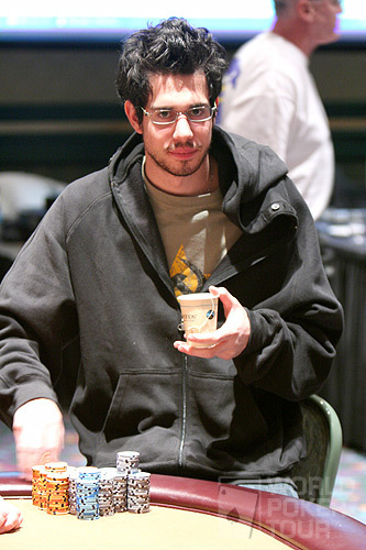 Season IV Foxwoods champion Nick Schulman on Day 4 of the WPT Foxwoods World Poker Finals