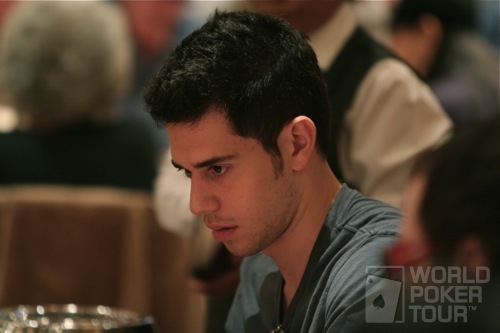 Nick Schulman on Day 1b of the WPT Bellagio Doyle Brunson Five Diamond World Poker Classic