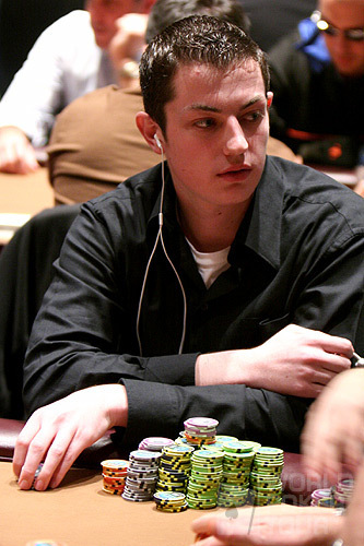 Tom "Durrr" Dwan on Day 2 of the WPT Foxwoods World Poker Finals