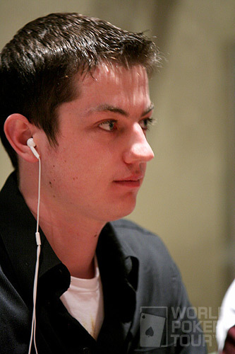 Tom "Durrr" Dwan on Day 3 of the WPT Foxwoods World Poker Finals