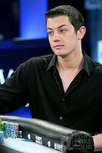 Tom "Durrr" Dwan at the final table of the WPT Foxwoods World Poker Finals