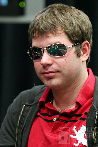 Jonathan "FieryJustice" Little plays with seven players left in the WPT North American Poker Championship at the Fallsview Casino
